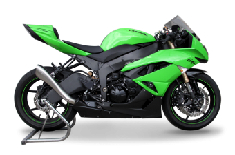 HP Corse Hydroform RVS Slip-on Einddemper met E-keur Kawasaki ZX-6R 600 2009 - 2015