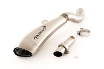 HP Corse Hydroform RVS Slip-on Einddemper Low Position met E-keur Aprilia TUONO V4R 2011 - 2015