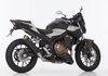 Hurric TEC One Aluminium Black Einddemper met E-keur HONDA CB500F 2016 2018