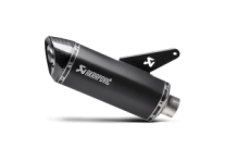 Akrapovic Slip-On Line Titanium Black Einddemper met E-keur incl. Titanium Racing Linkpipe Ducati Monster 1200 / S 2014 > 2016