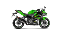 Akrapovic Slip-on Line Carbon Einddemper zonder E-keur Kawasaki Ninja 400 2018 - 2024