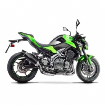 Leovince Nero Slip-on Einddemper met Euro4 Keuring Kawasaki Z900 2017 2020