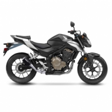 Leovince LV-10 Black RVS Slip-on Einddemper zonder E-keur Honda CB 500 F 2016 > 2018