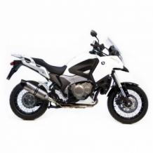 Leovince LV One Evo RVS Slip-on Einddemper met E-keur Honda VFR 1200 X CROSSTOURER 2012 2015