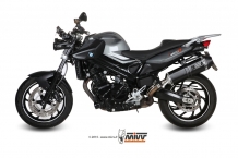 Mivv Speed Edge RVS Black Slip-on Einddemper met E-keur BMW F 800 R 2009 > 2020