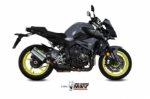 Mivv Suono RVS Slip-on Einddemper met E-keur Yamaha MT-10 2016 > 2022