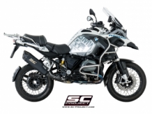 SC-Project Adventure Titanium Matt Black Slip-on Einddemper Euro4 Gekeurd BMW R 1200 GS / Adventure 2017 - 2018