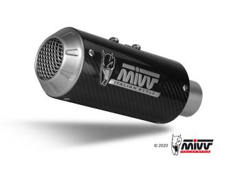 Mivv MK3 Carbon Einddemper zonder E-keur Aprilia Tuono V4 1100 2018 - 2020