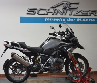 AC Schnitzer Stealth LE RVS Slip-on Einddemper met Euro4 Keuring BMW R1250GS 2019 > 2020