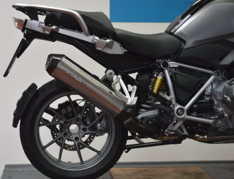 AC Schnitzer Stealth LE RVS Slip-on Einddemper met Euro4 Keuring BMW R1250GS 2019 > 2020