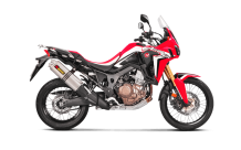 Akrapovic Slip-on Line Titanium Einddemper zonder E-keur Honda CRF 1000 L Africa Twin / Adventure Sports 2016 > 2019