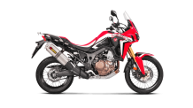 Akrapovic Slip-on Line Titanium Einddemper met E-keur Honda CRF 1000 L Africa Twin / Adv. Sports 2016 > 2019