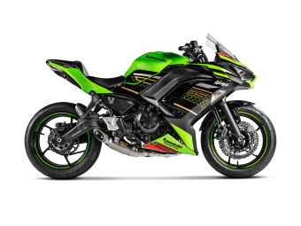 Akrapovic Racing Line Titanium Volledig Uitlaatsysteem zonder E-keur Kawasaki Ninja 650 2024