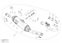 Akrapovic Evolution Line Titanium Volledig Uitlaatsysteem zonder E-keur Suzuki RM-Z250 2019 > 2024