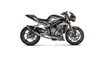 Akrapovic Slip-on Line Carbon Einddemper zonder E-keur Triumph Street Triple 765 S / R / RS  2017 > 2019