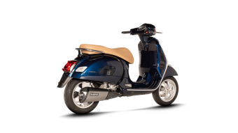 Akrapovic Slip-on Line RVS Einddemper zonder E-keur Vespa GTS 300 / Sei Giorni / Super 2021 > 2024