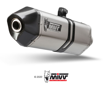 Mivv Speed Edge RVS Slip-on Einddemper met E-keur Euro3 en Euro4 BMW F 800 R 2009 > 2020