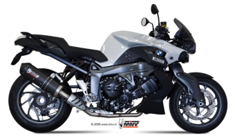 Mivv Oval Carbon met Carbon Cap Slip-on Einddemper met E-keur BMW K 1300 R / S 2009 > 2016