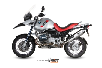 Mivv Speed Edge RVS Slip-on Einddemper met E-keur BMW R 1150 GS 1999 > 2003