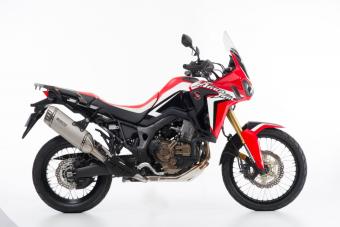 BOS Desert Fox RVS Matt Einddemper met E-keur Honda CRF 1000 Africa Twin (SD04) 2015 - 2017