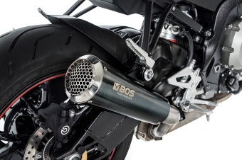 BOS SSEC RR Carbon Steel Einddemper met E-keur BMW S 1000 R 2017 - 2020