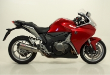 Gianelli Ipersport Titanium Carbon Endcap Einddemper met E-keur Honda VFR1200F 2010-2016