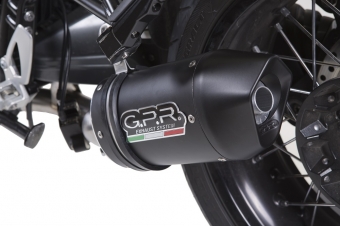 GPR Furore Nero Slip-on Einddemper met E-keur BMW R NINE-T 1200 (alle modellen) 2013 > 2016