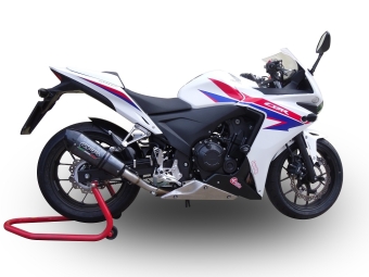 GPR GP Evo4 Poppy Carbon Slip-on Einddemper met E-keur Honda CBR 500 R 2018 - 2019