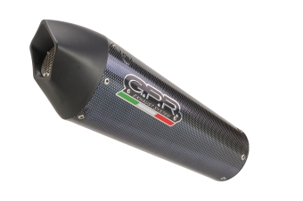 GPR GP Evo4 Poppy Carbon Slip-on Einddemper met E-keur Honda CBR 500 R 2018 - 2019