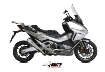 Mivv Delta Race RVS Einddemper met E-keur Honda Forza 750 2021 > 2024