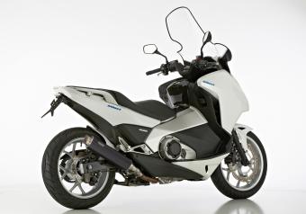 Hurric TEC One Aluminium Black Einddemper met E-keur HONDA Integra 750 2016 2020