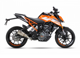 Ixil Race Extreme RVS Einddemper met E-keur KTM Duke 390 2017 - 2020