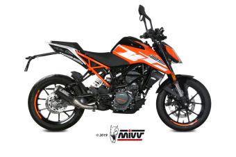 Mivv MK3 Carbon Einddemper zonder E-keur KTM 125 Duke 2017 > 2020