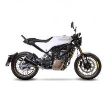 Leovince GP One RVS Black Slip-on Einddemper met Euro4 keuring Husqvarna Svartpilen 401 2018 2020