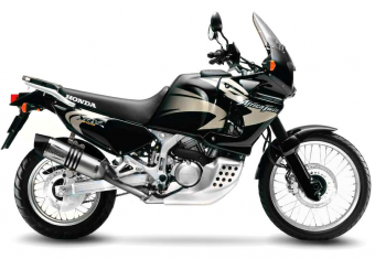 Leovince LV One Evo RVS Slip-on Einddemper met E-keur Honda XRV 750 AFRICA TWIN 1995 > 2005