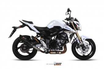 Mivv Suono RVS Black Slip-on Einddemper met E-keur Suzuki GSR 750 2011 > 2016