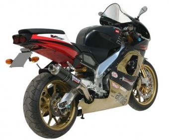 Mivv Oval Carbon Slip-on Einddemper met E-keur Aprilia RSV 1000