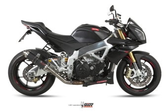 Mivv GP Carbon Slip-on Einddemper met E-keur Aprilia Tuono V4 APRC 2011 > 2016