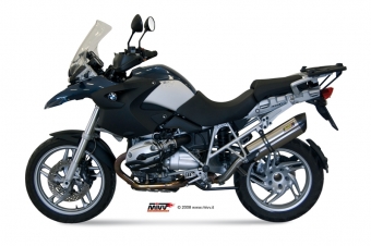 Mivv Suono RVS Slip-on Einddemper met E-keur BMW R 1200 GS / Adventure 2004 > 2007