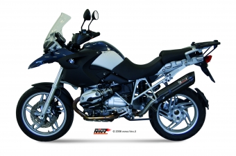 Mivv Suono RVS Black Slip-on Einddemper met E-keur BMW R 1200 GS / Adventure 2004 > 2007