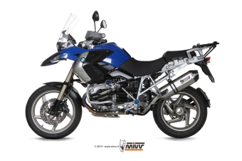 Mivv Speed Edge RVS Slip-on Einddemper met E-keur BMW R 1200 GS 2004 > 2007