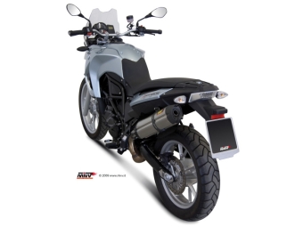 Mivv Suono RVS Slip-on Einddemper met E-keur BMW F 650 GS 2008 > 2012