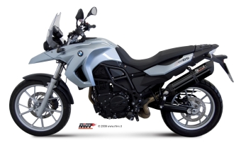 Mivv Suono RVS Black Slip-on Einddemper met E-keur BMW F 650 GS 2008 > 2012