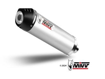 Mivv Oval Titanium met Carbon Cap Slip-on Einddemper met E-keur BMW K 1300 R / S 2009 > 2016