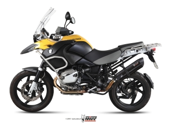 Mivv Suono RVS Black Slip-on Einddemper met E-keur BMW R 1200 GS 2010 > 2012