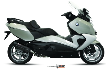 Mivv Suono RVS Black Slip-on Einddemper met E-keur BMW C 650 GT 2012 > 2015