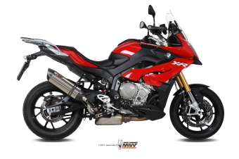 Mivv Suono RVS Slip-on High Up Einddemper met E-keur BMW S 1000 XR 2015 > 2019