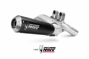 Mivv X-M1 Black Slip-on Einddemper met E-keur BMW F 900 XR 2020 > 2024