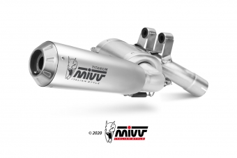 Mivv X-M1 Titanium Slip-on Einddemper met E-keur BMW F 900 R 2020 > 2024