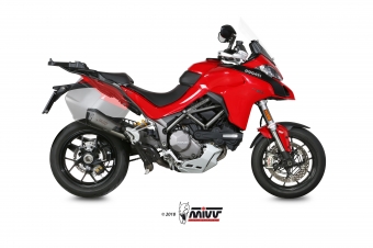 Mivv Delta Race RVS Slip-on Einddemper zonder E-keur Ducati Multistrada 1260 2018 > 2020